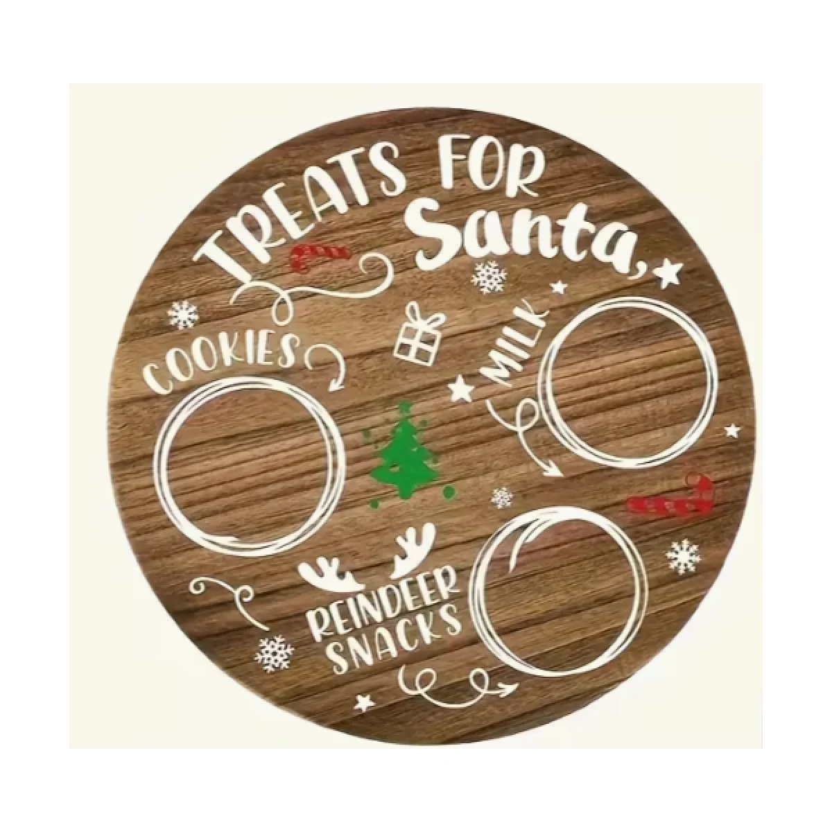 Santa Cookie and Milk Tray